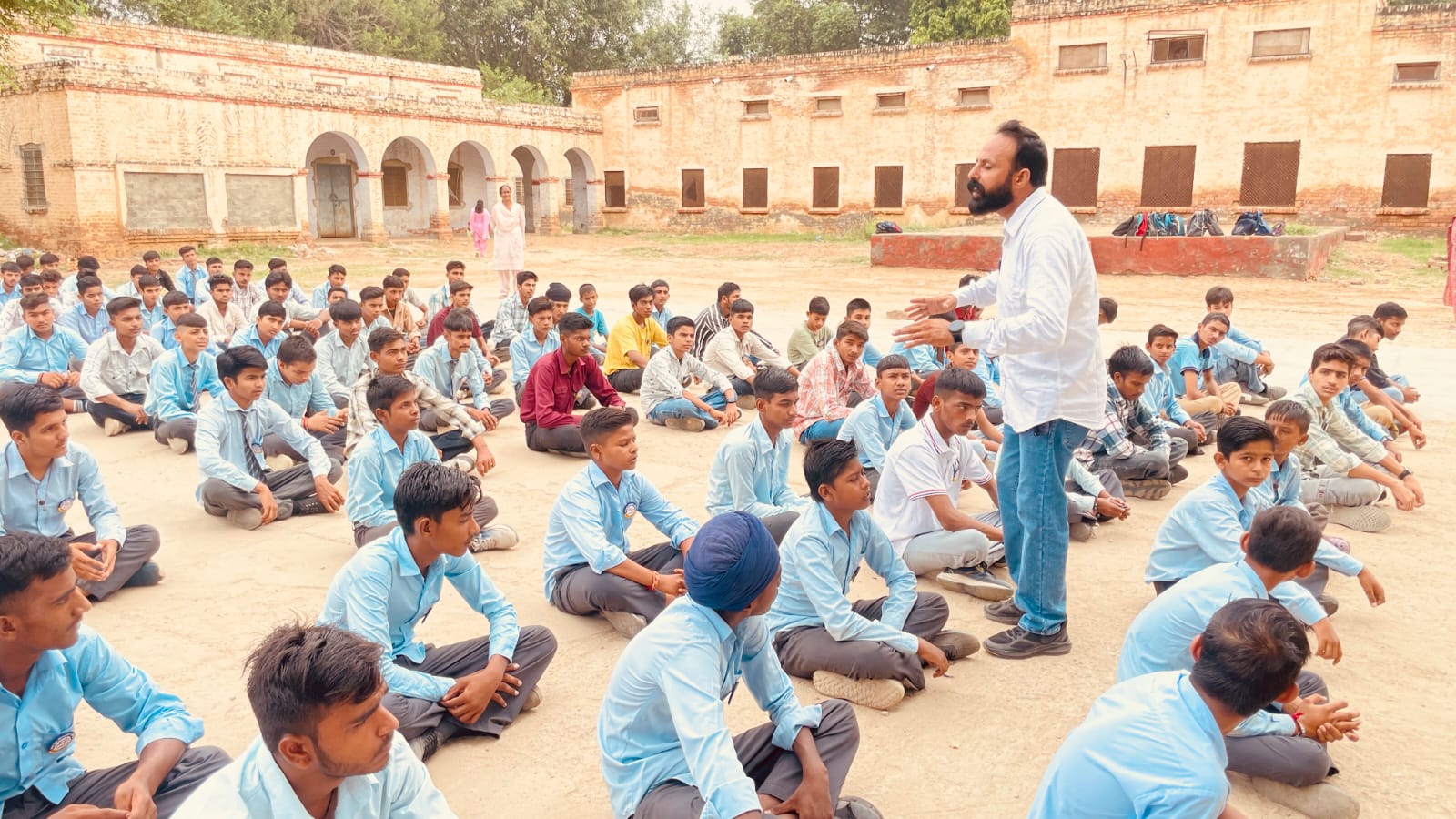 Workshop on Nasha Mukt Sriganganagar Abhiyan at Govt. Sen Sec. School (Multi purpose) Sriganganagar