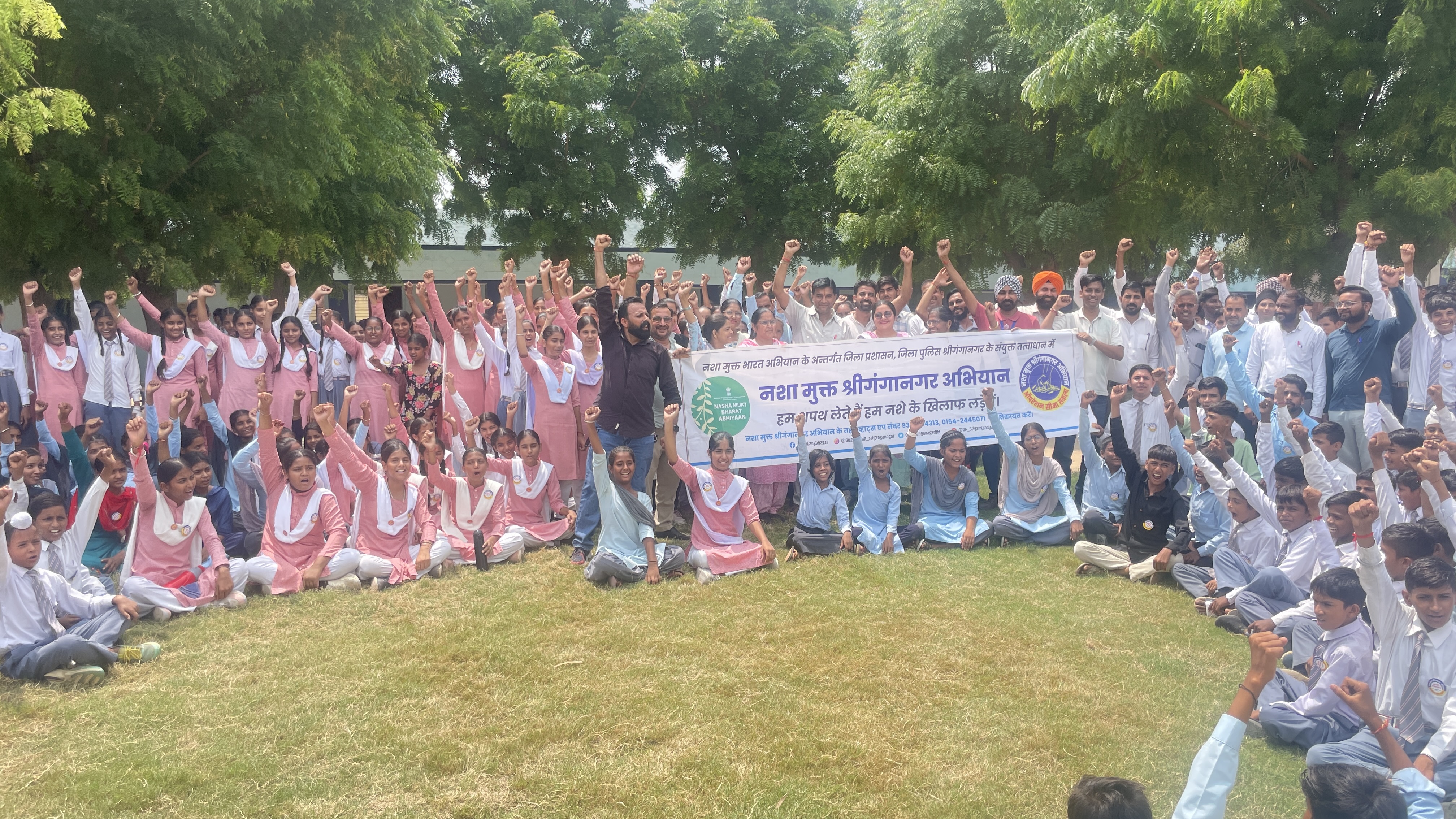 Workshop on Nasha Mukt Sriganganagar Abhiyan at school